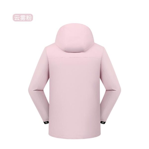 2025 New Men's Women's Detachable Three-in-One Coat Autumn Winter Waterproof Windproof Fleece-Lined Mountaineering Suit Zipper - Image 3