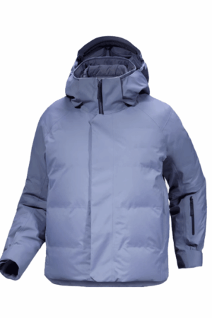 Women's Waterproof Outdoor Down Andessa down Jacket for Sports & Daily Commuting Breathable Warm-Keeping Ski Jacket for Mountaineering - Light Blue, L