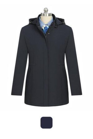DVS21Y68 Premium BusinessTeflon3-ProofYKK ZipperGoose DownLiningDetachableWomen'sDown Jacket