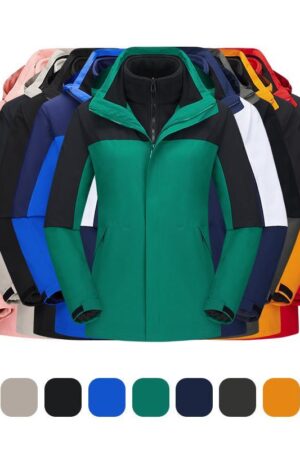 DVS22842 Coral Fleece Paneled Jacket