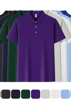 DVS99059 40s220g US DuPont Cooling Sorona Seamless 5A Antibacterial Polo Shirt