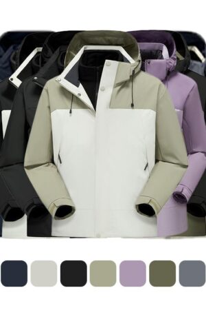 DVS88561 High Quality Chenille Fashion Paneled Polar Fleece3-in-1 Jacket