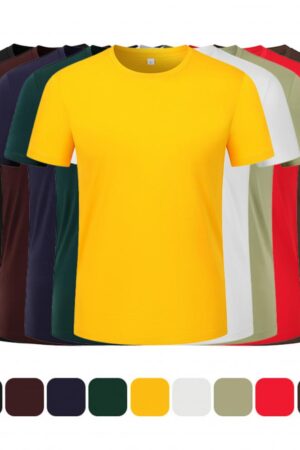 40 s210 g Sorona5 AAntibacterial Cooling Crew Neck T-Shirt