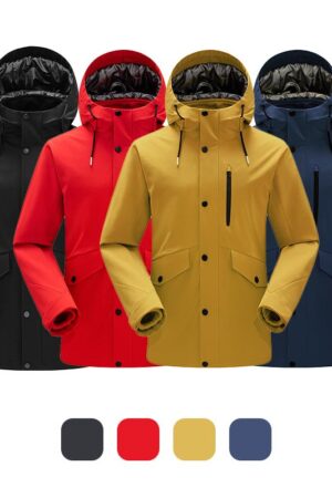 DVS88029 Premium Business Heat-Reflective Mid-Length Jacket
