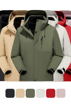 DVS88782 High Quality Fashion Couple Style National Standard Waterproof New Standard 90 Fleece 3-in-1 Jacket