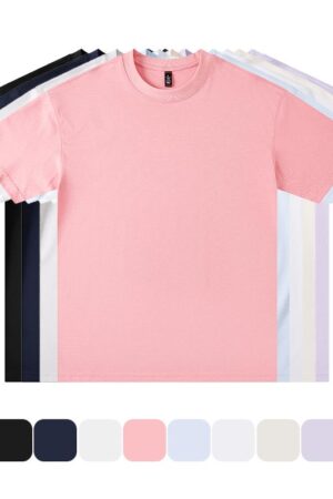 DVS6C337 40-Count Double-Face Mercerized Sorona Modal Cotton Crew Neck T-Shirt