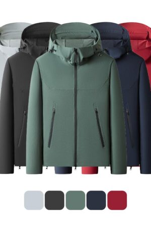 DVST2630 Premium Outdoor Lightweight Sports Windbreaker Hooded Jacket