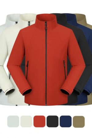 DVST9701 T9004-in-1Lightweight BreathableMembraneYKK ZipperStand CollarHardshellJacket
