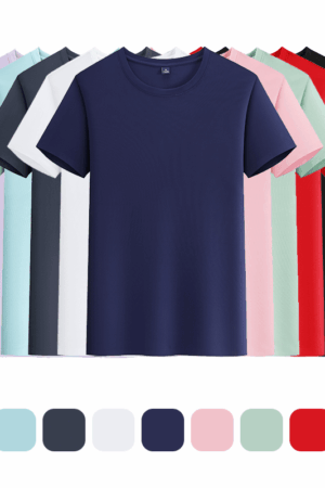 Copper Ammonia Nylon Cooling Seamless Crew Neck T-Shirt