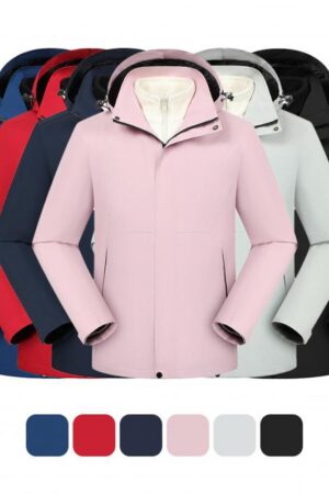 DVS85111 Nuclear-Level Value YKK Zipper Solid Color3-in-1 Jacket