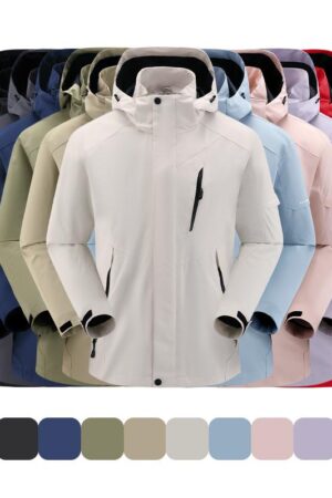 DVS60011 Classic Fashion Solid Color Polar Fleece Lining3-in-1 Jacket