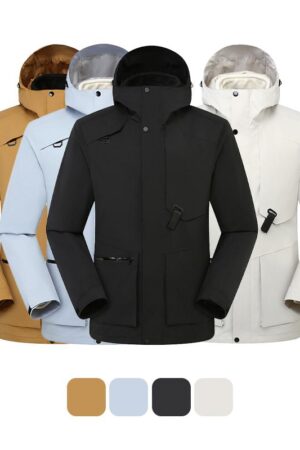 DVSLJ604 Fashion Casual National Standard Waterproof New Standard 90% Down Lining 3-in-1 Jacket