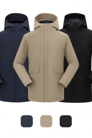 DVS-TW99011 Classic Business Anti-Static Thickened Oli Fleece Lining3-in-1 Jacket