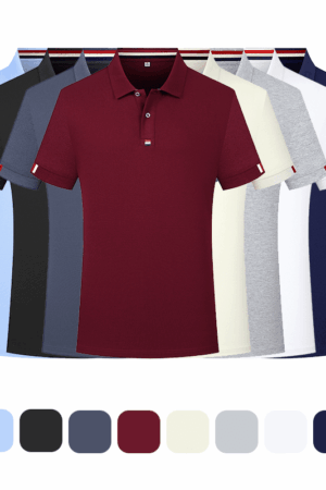 DVS025M3 Sleeve Outer Smart Mid Sorona Cotton Spandex Polo Shirt