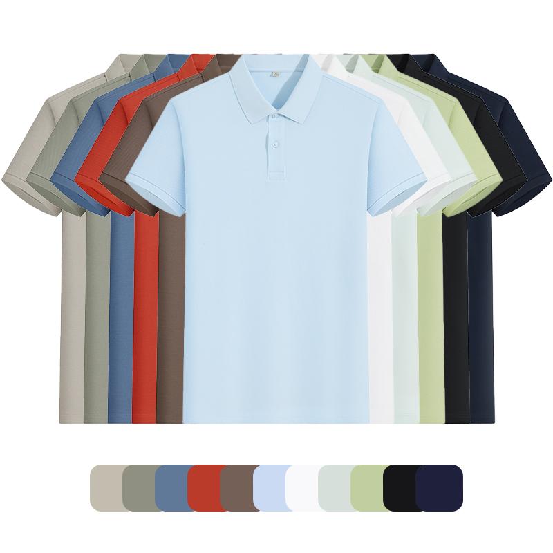 DVS6255M 50-Count Modal Cloud Cotton 2-Button Lauren-Style Polo Shirt - Image 2