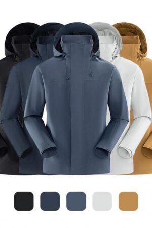 DVS5RD28 National Standard Waterproof Full Seam Taped Solid Color Jacket