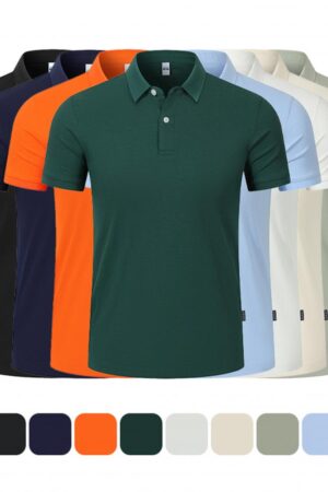 DVS99080 Exclusive Cooling Touch Mulberry Silk Sorona Pique Short Sleeve Polo Shirt