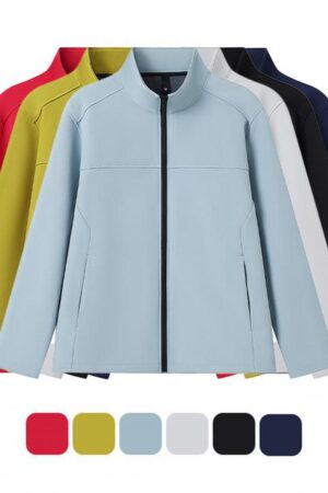 DVSW8818 Super Value Grid Fleece Stand Collar Softshell Jacket