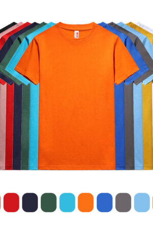 DVSSY98000 200 g Combed Cotton Solid Color Pure Cotton Crew Neck