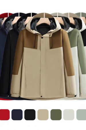 DVSS7718 Fashion Paneled Anti-Static Ultra-Soft Lining3-in-1 Jacket
