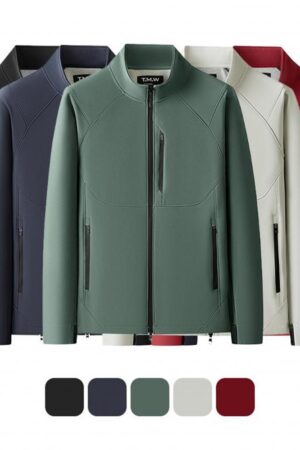 DVST2612 Quality Bound Edge Solid Color Front Panel Single-Layer Softshell Stand Collar